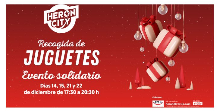 Recogida de juguetes en Heron City Las Rozas y Heron Diversia