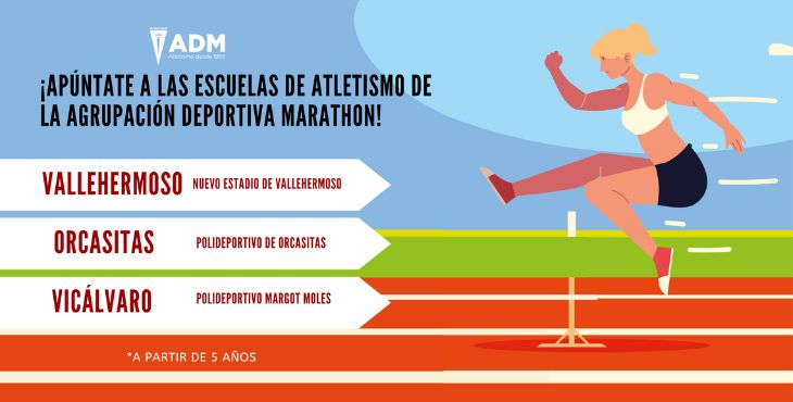 Escuelas de atletismo en Vicálvaro, Orcasitas y Vallehermoso