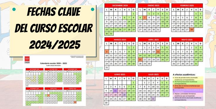 Fechas clave curso 2024/2025