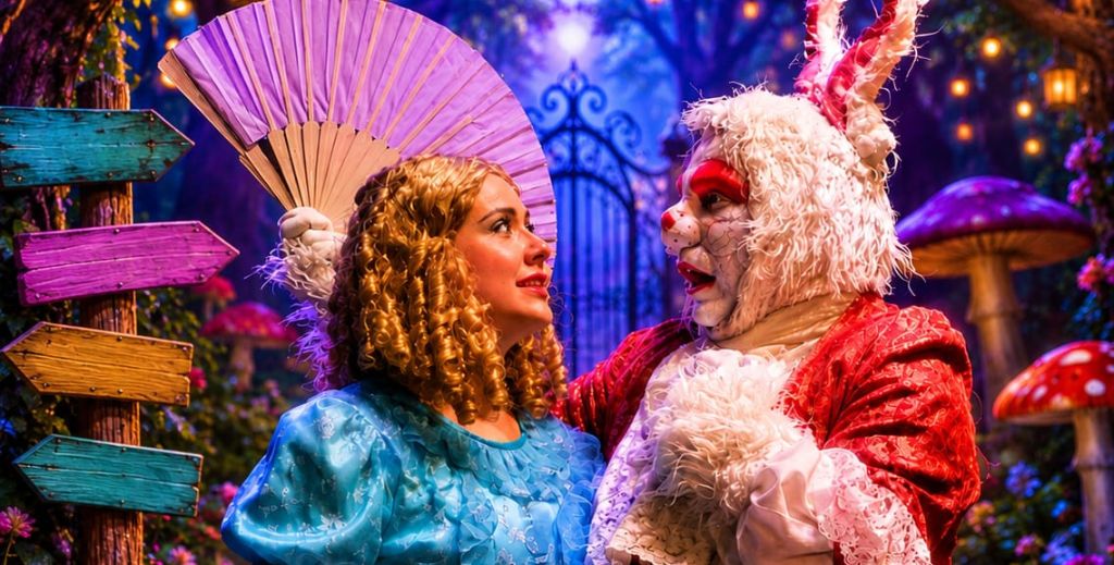 'Alicia en el País de las Maravillas', el musical familiar de mayor éxito del Lara 2 Cecilia Sancho y Roberto Doctor son los protagonistas de Alicia en el País de las Maravillas, el musical de La Maquineta en su temporada 17 en el Teatro Lara.