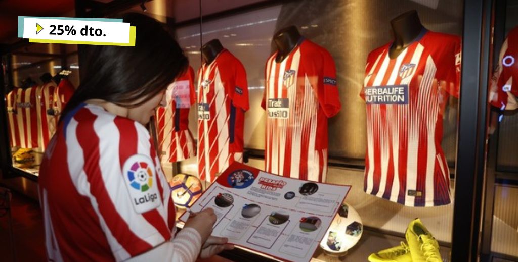 Entrada al Desafío Kids del tour del Atlético de Madrid con un 25% de descuento.