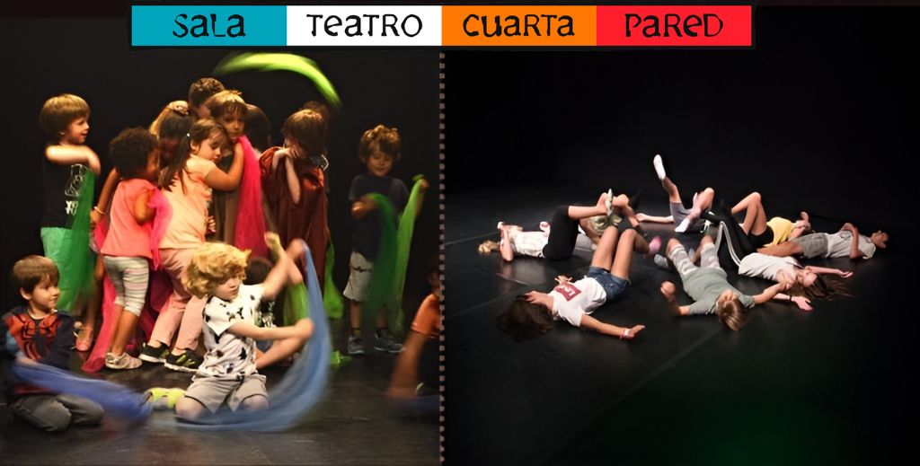 Campamento urbano de teatro infantil de la sala Cuarta Pared de Madrid.