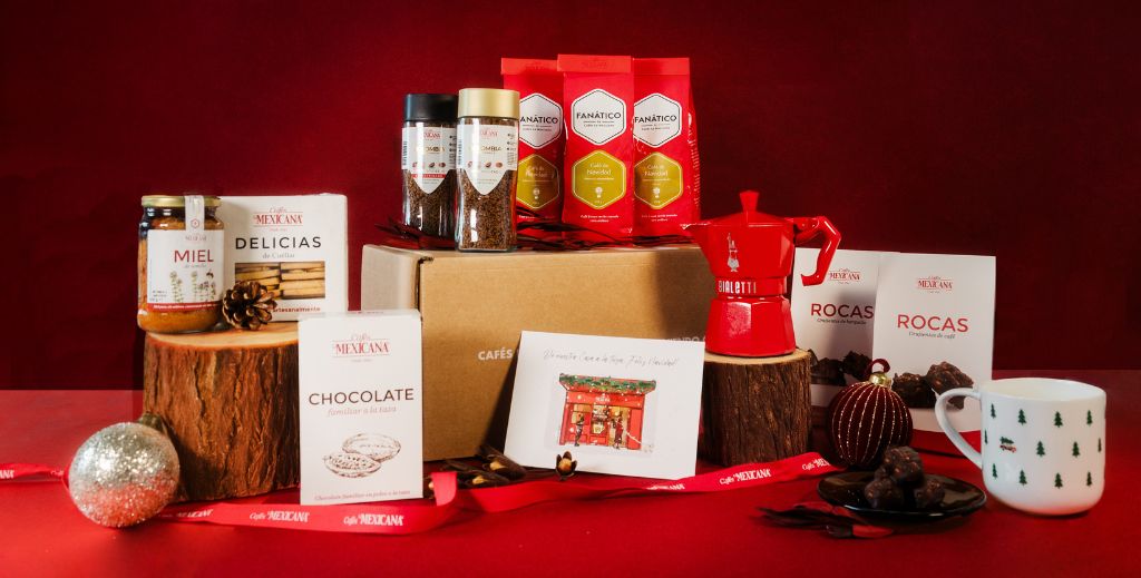 Cafés La Mexicana: Ideas para regalar a los más cafeteros 1 Ideas para regalar a los más cafeteros - pack de Cafés La Mexicana.