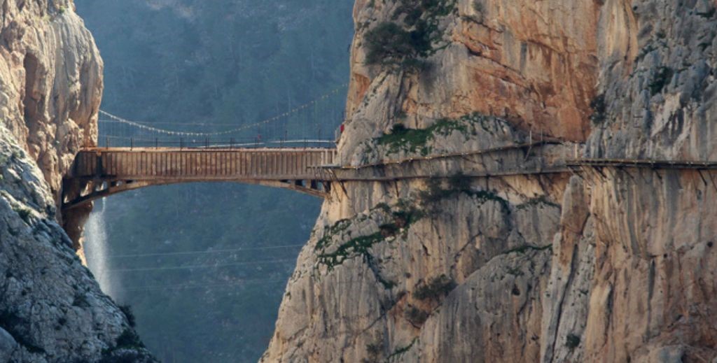 Vista del Caminito del Rey.