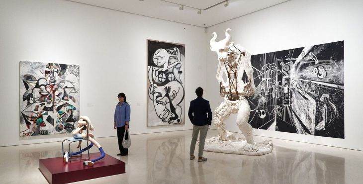 Sala del Museo Picasso en Málaga.