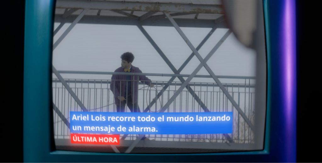 Imagen del videoclip de Cambio Climático, la nueva canción de Ariel Lois