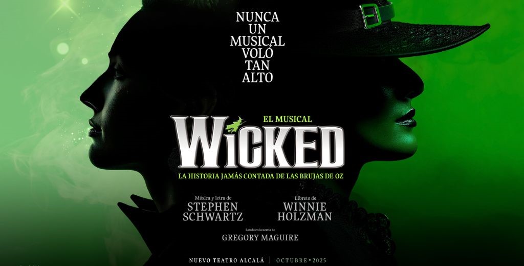 Cartel de Wicked, El Musical - Mamá Tiene un Plan.