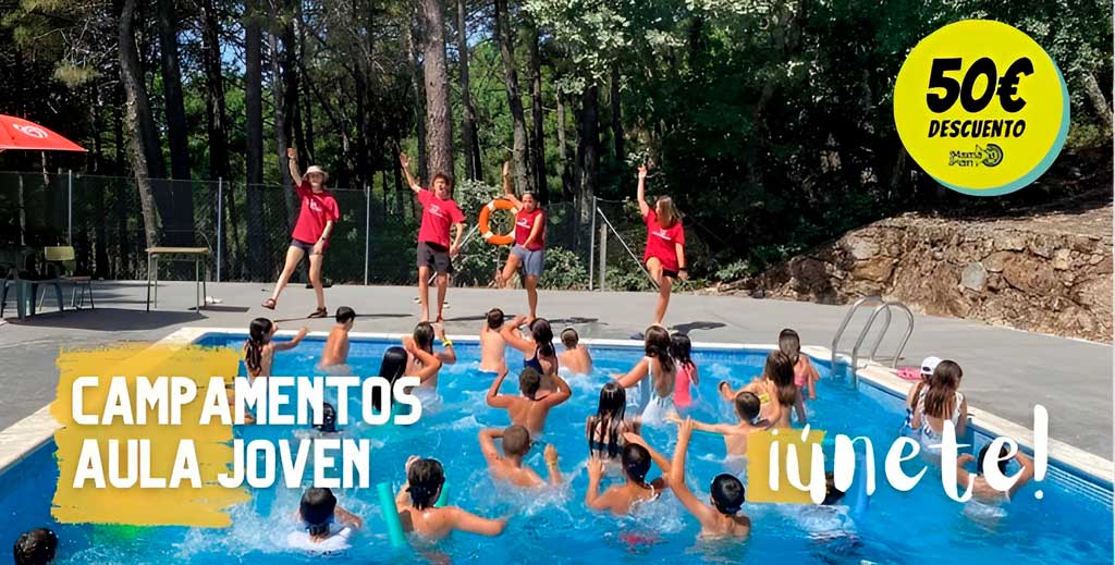 Campamentos de verano Aula Joven en Madrid, Ávila y Valladolid.