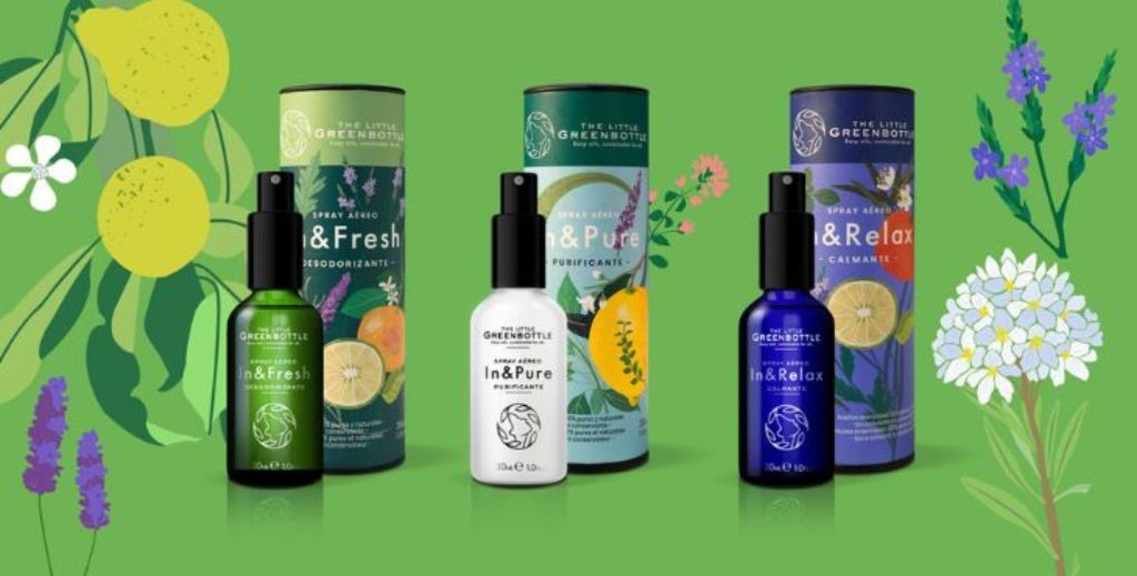 Aceites esenciales de The Little Green Bottle - Mamá Tiene un Plan.