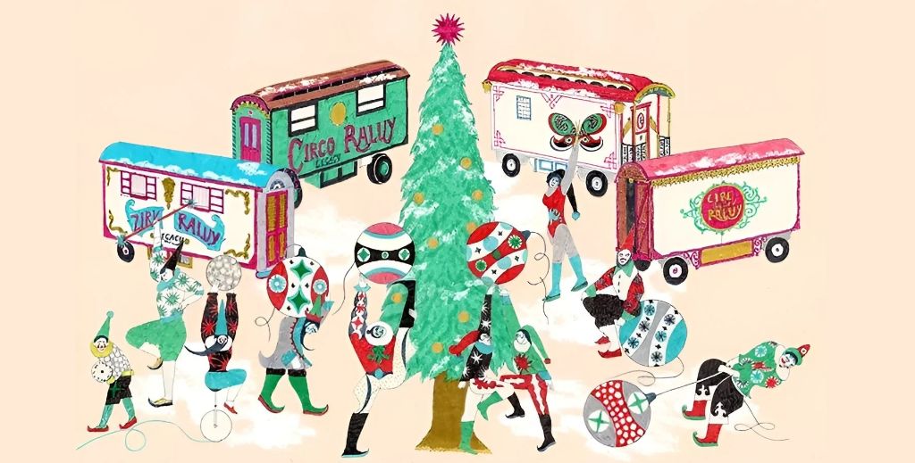 Cartel de Circo Price en Navidad 2026 - Circo Raluy Legacy. Ilustración: Jesús Cisneros.