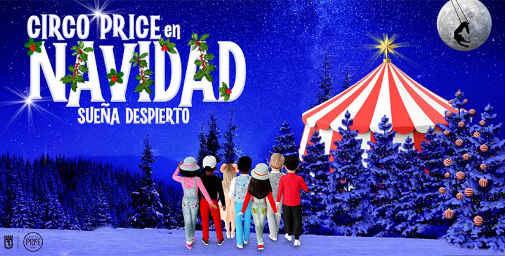 Cartel de Sueña Despierto, el nuevo espectáculo de Circo Price en Navidad 2025. | Diseño: José Warletta.