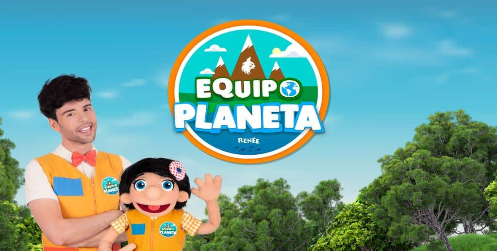 Cartel del programa de televisión Equipo Planeta presentado por Ariel Lois y emitido en Castilla La Mancha Televisión.
