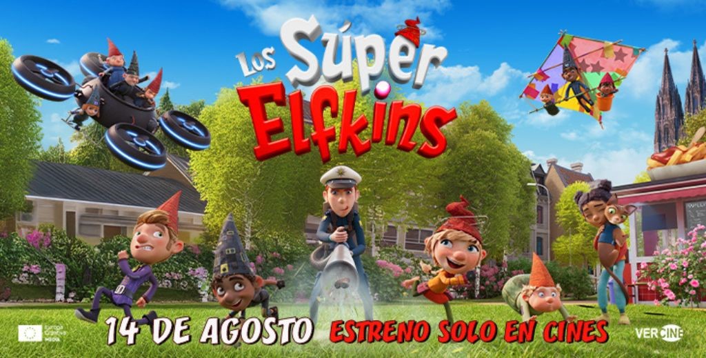 Cartel de Los Súper Elfkins - Mamá Tiene un Plan.