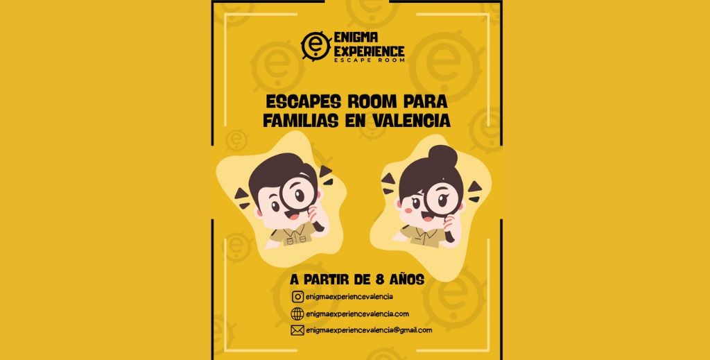 Logo de Enigma Experience Valencia - Mamá Tiene un Plan.