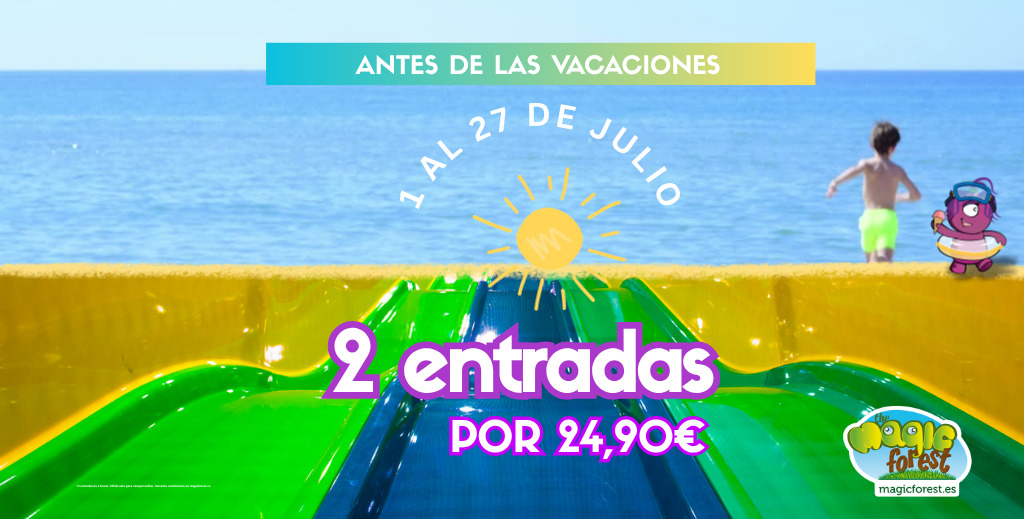 Promoción de verano en el parque infantil The Magic Forest