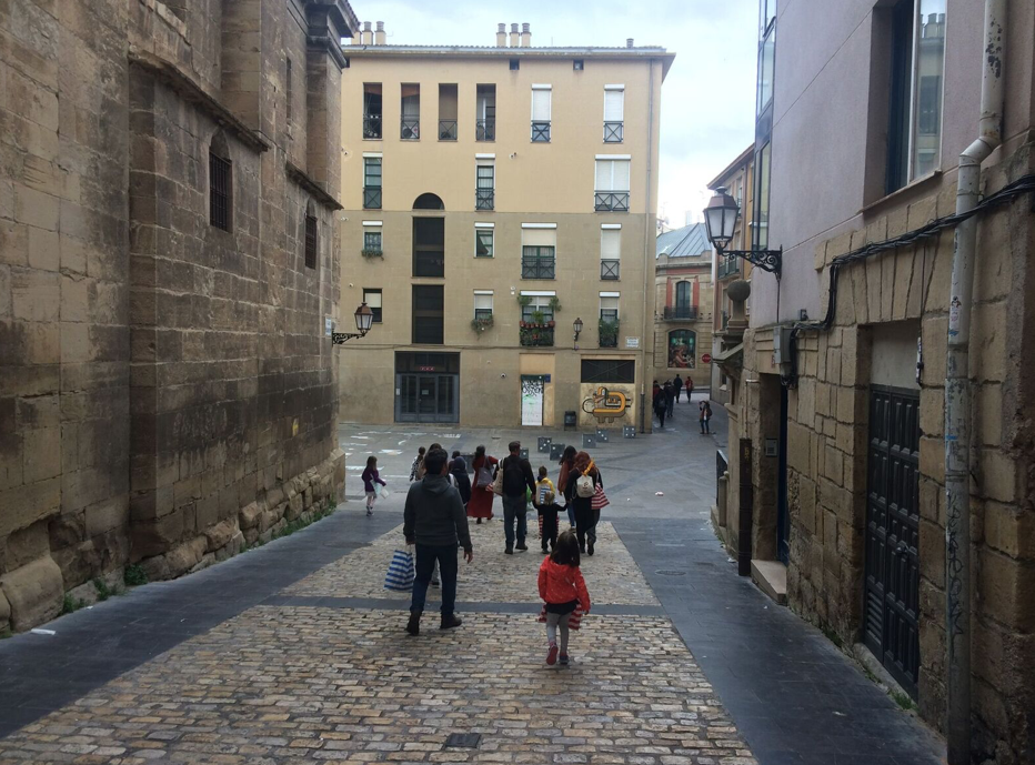 Logroño con niños