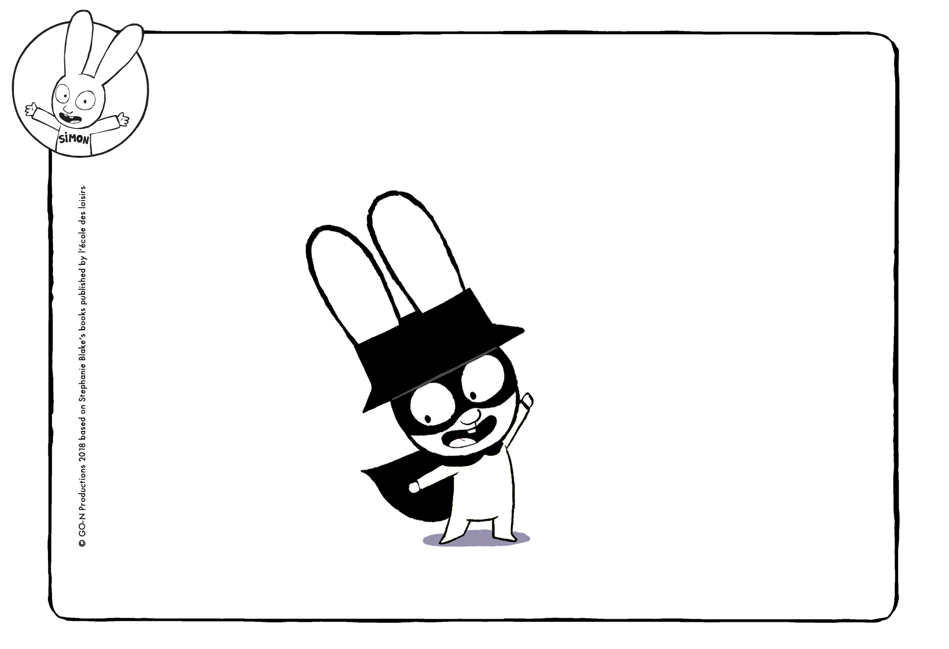 Simon1 Colouring GaspardCaptainRabbit