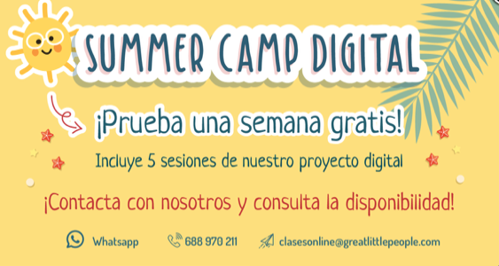 campamento de verano online ingles