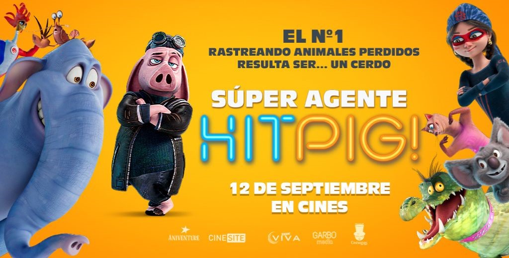 Cartel película 'Súper Agente Hitpig!' - Mamá Tiene un Plan