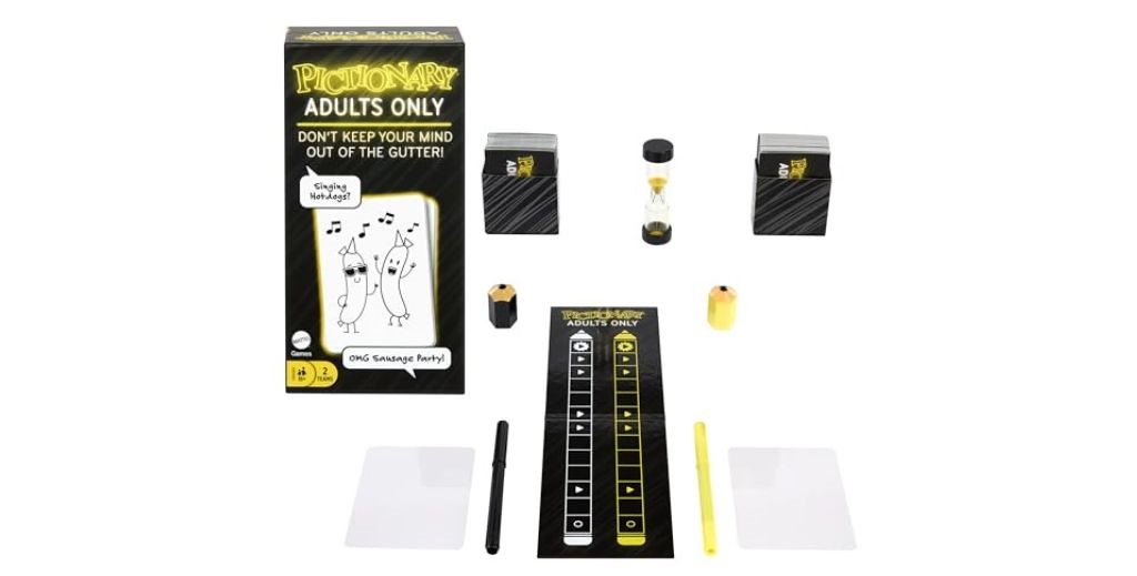 Juego de Pictionary Adults Only - Mamá Tiene un Plan.