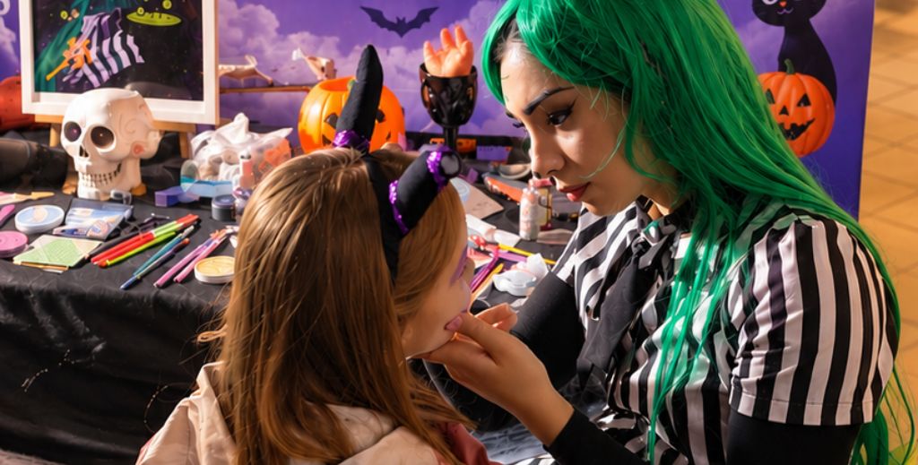 Halloween en Heron Diversia: ¡pasa una tarde de miedo con actividades gratuitas! 3 Pintacaras en Heron Diversia