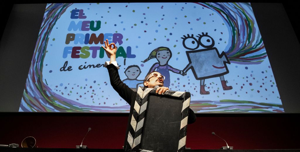 Inauguración de una edición de Mi Primer Festival de Cine en Barcelona.