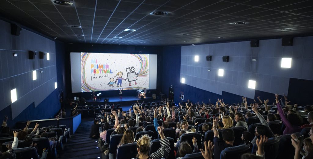 Inauguración de una edición de Mi Primer Festival de Cine en Madrid.