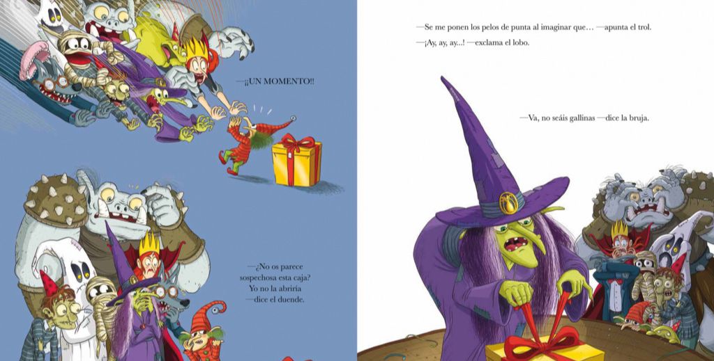 Un libro monstruoso de Meritxell Marti y Xavier Salomo, libro para regalar en Halloween