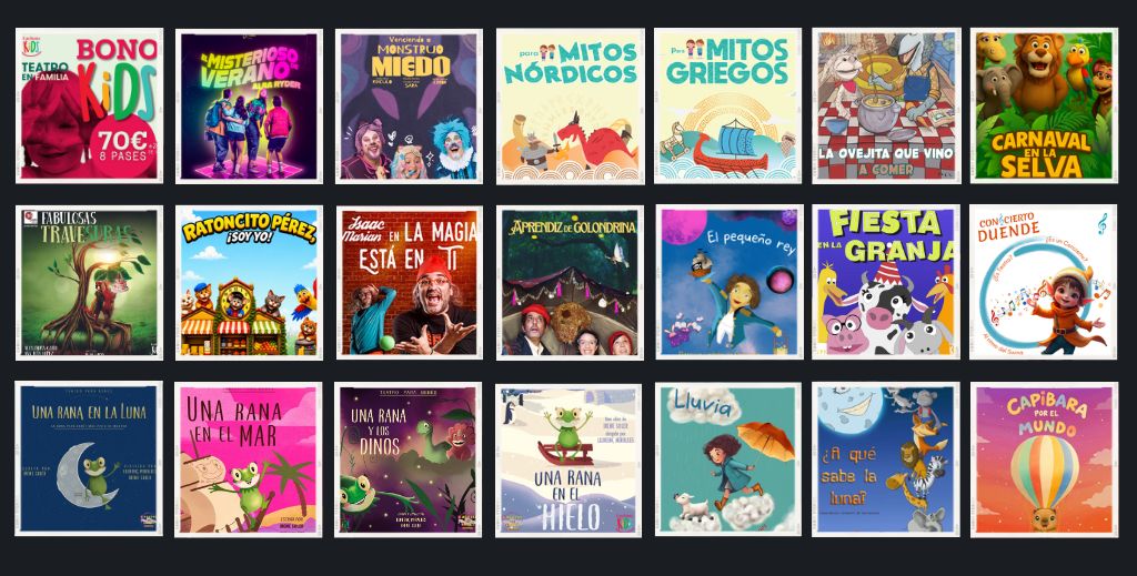 Cartelera de Teatros Luchana - Luchana Kids en el arranque de temporada 2026 - 2027.