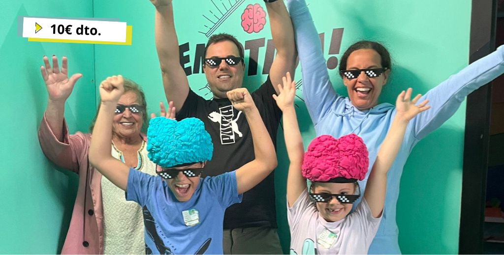 Emotion! Escape room: aventuras en familia y cumpleaños inolvidables para niños 1 Descuento de 10€ en Emotion! Escape Room Madrid con el código de descuento MAMAPLAN.