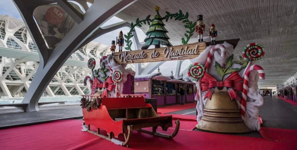Mercado de Navidad en la Ciudad de las Artes y las Ciencias de Valencia - Mamá tiene un Plan.