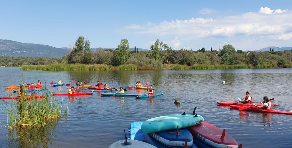 Campamento de Globalcamp en Moralzarzal.