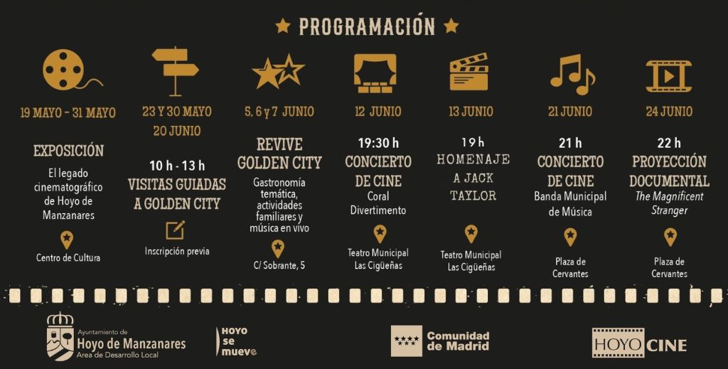 Programación de Hoyo de Manzanares, un pueblo de película 2026.