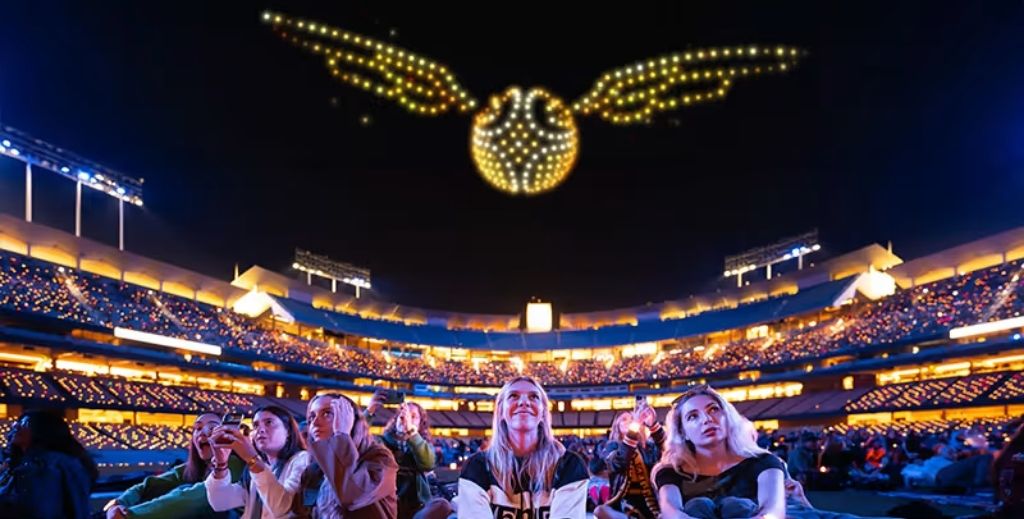 DroneArt Show: Harry Potter el show de drones con música en directo sobre Harry Potter