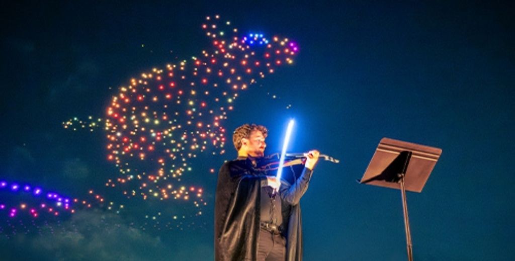 DroneArt Show: Harry Potter el show de drones con música en directo sobre Harry Potter