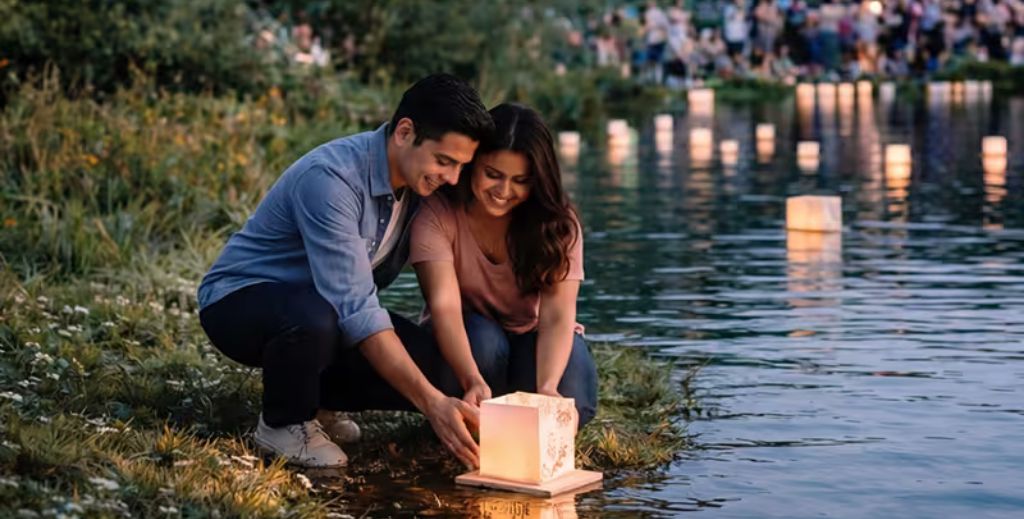Water Lantern Festival en Madrid para disfrutar en familia al aire libre de un espectáculo con luces flotantes
