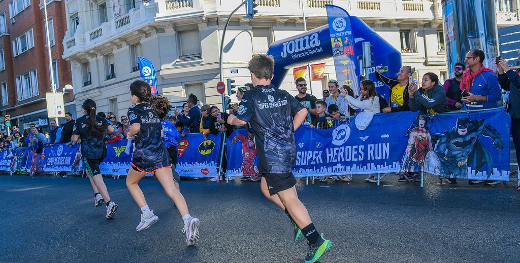 DC Super Heroes Run es una de las carreras para hacer en familia en Madrid